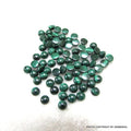 3mm Malachite Cabochons: Round Flat Back Gemstones (10 Pcs)
