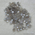 10 AAA Gray Moonstone Cabochons: 2.5-3.5mm Round Gemstones