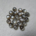 AAA Gray Moonstone Cabochon: 9mm Round Loose Gemstone