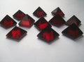 15mm Hessonite Garnet Pyramid Cabochon: Reddish Brown Gemstone