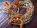 Golden Citrine Gemstone Beads: 6mm Round Tyre, 13 Inch Strand